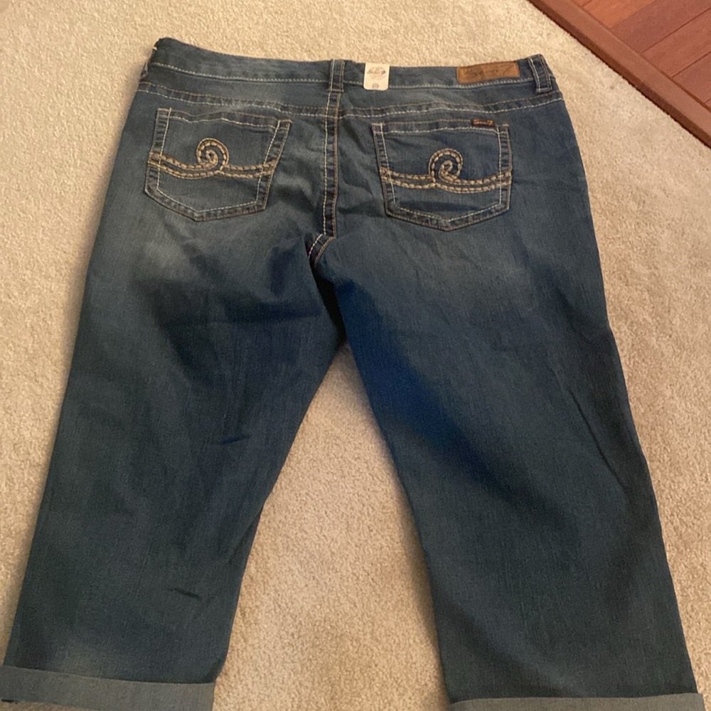 Seven 7 luxe cropped NWT jeans size 20 - Picture 10 of 11